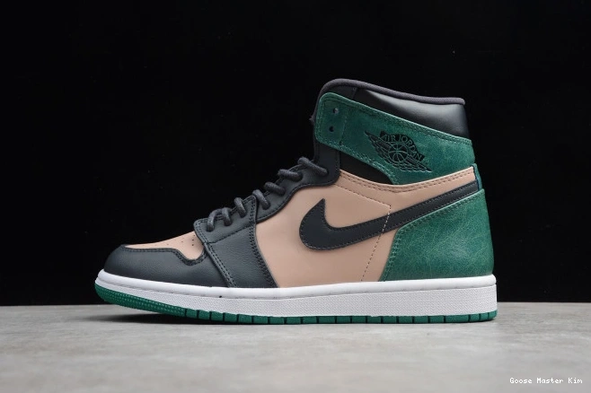 Retro Bio Anthracite Green Beige Jordan 1 High Mystic AH7389-203 Air 0607